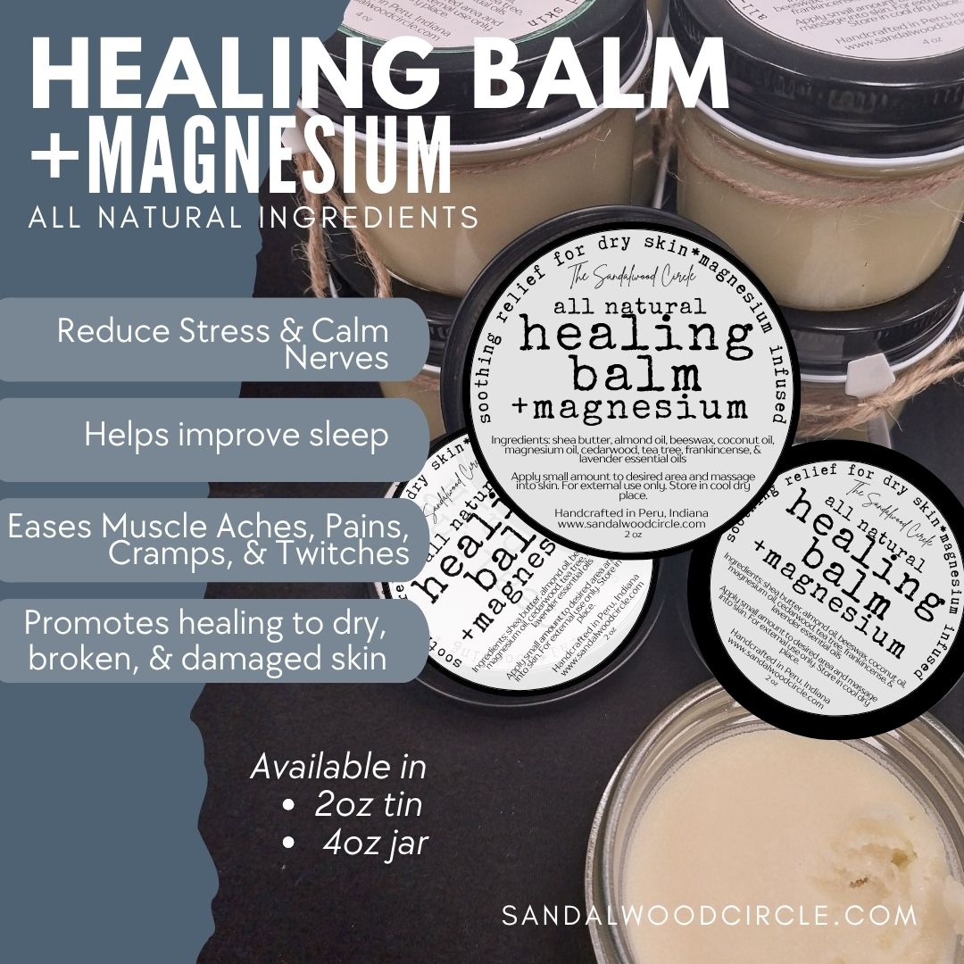 All Natural Healing Balm+Magnesium