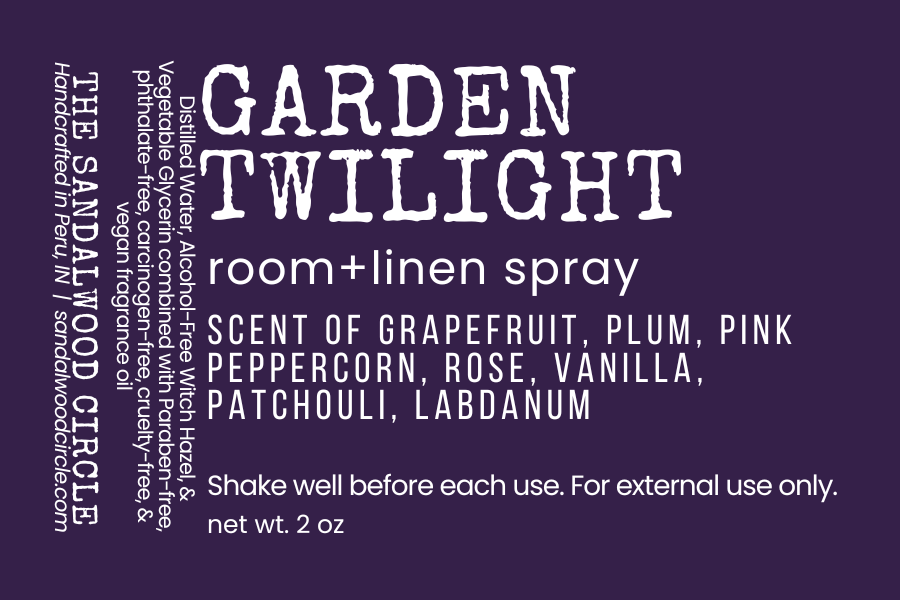 All Natural Room+Linen Spray: Spring & Summer