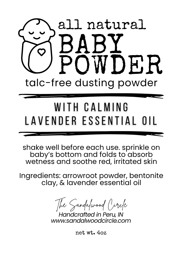 All Natural Baby Powder