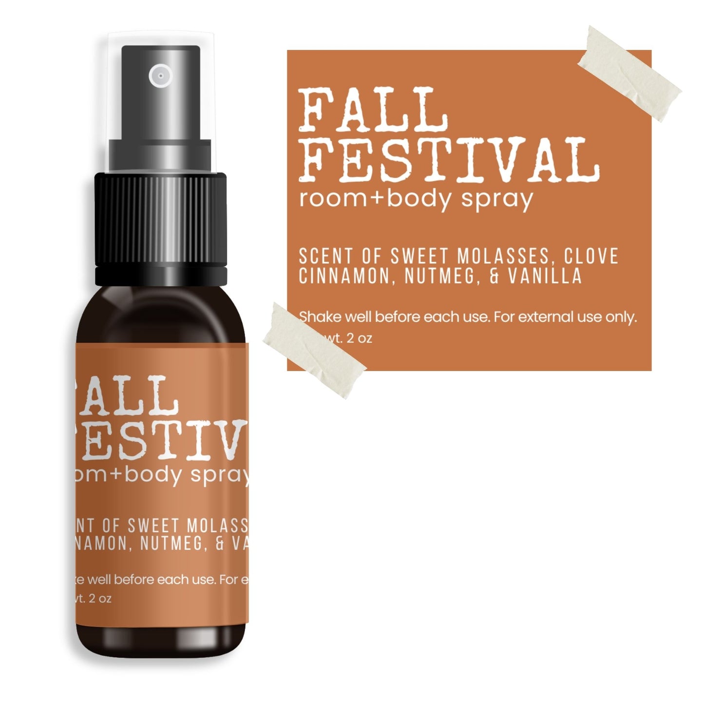 All Natural Room+Body Sprays: Fall Blends