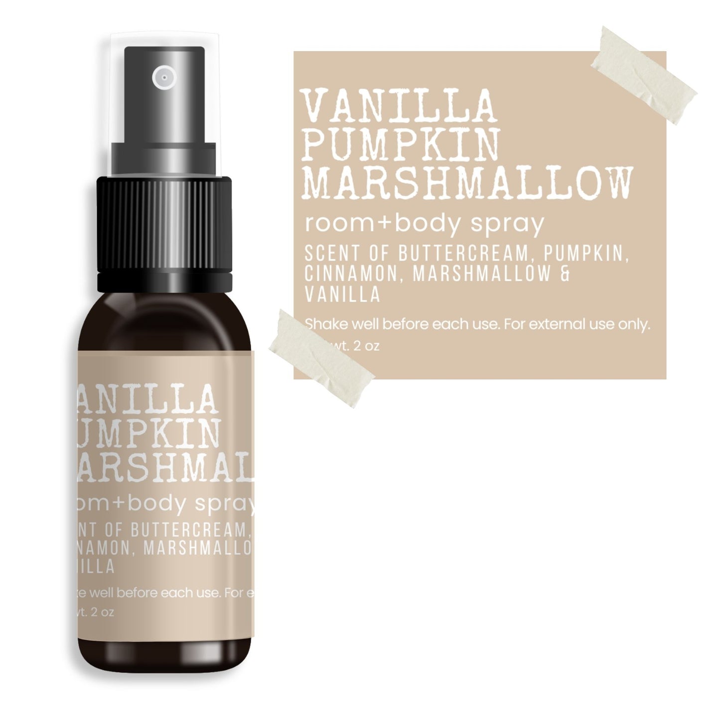 All Natural Room+Body Sprays: Fall Blends