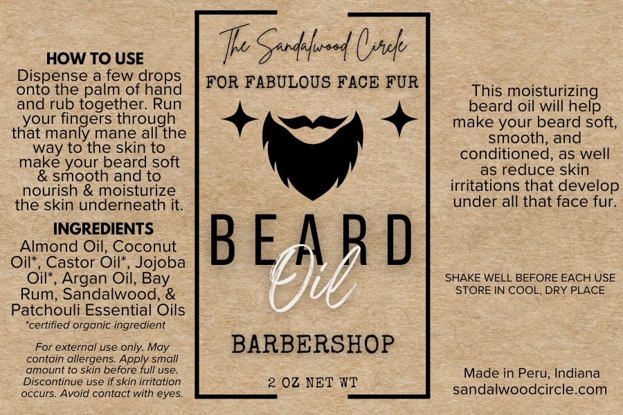 All Natural Beard Oil