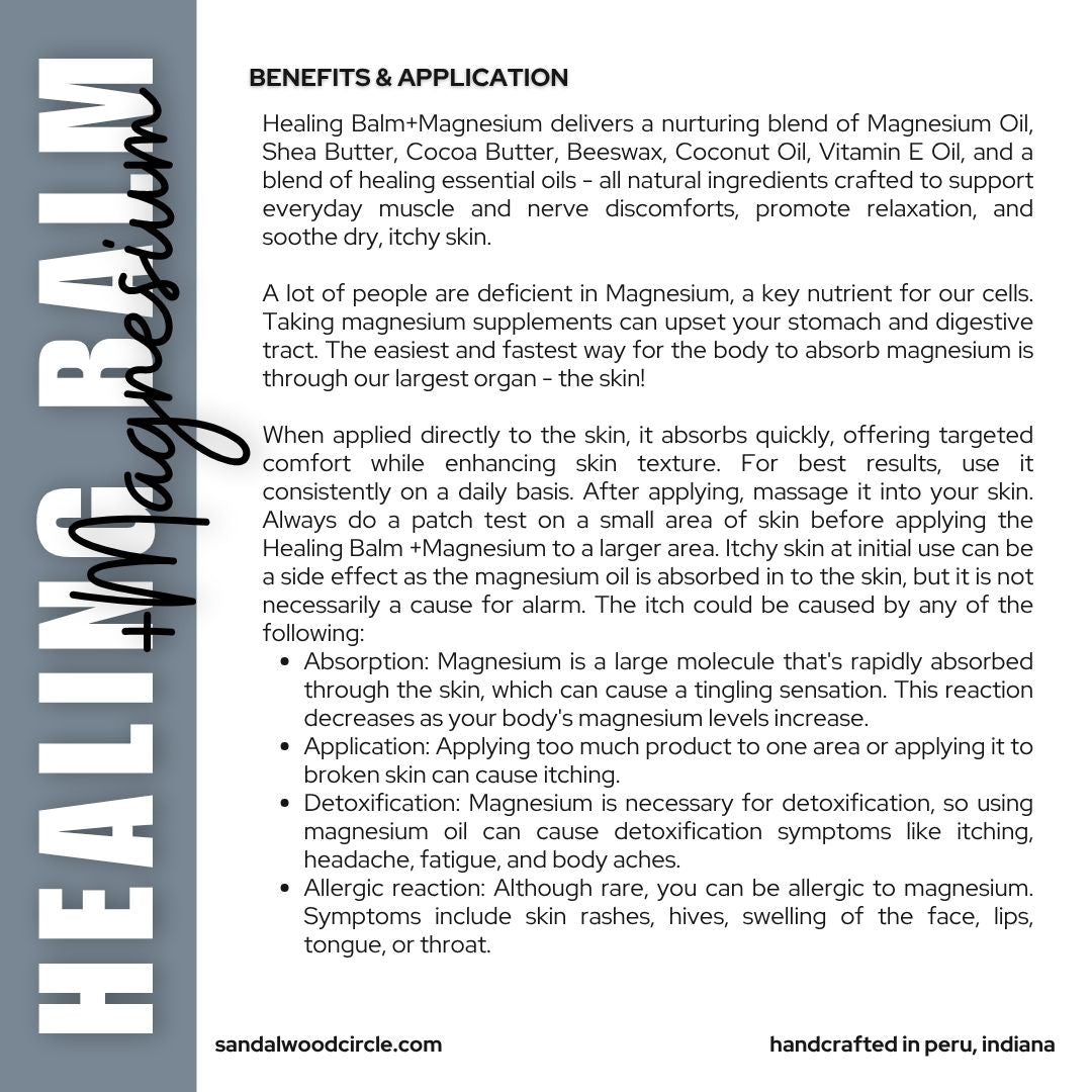 All Natural Healing Balm+Magnesium