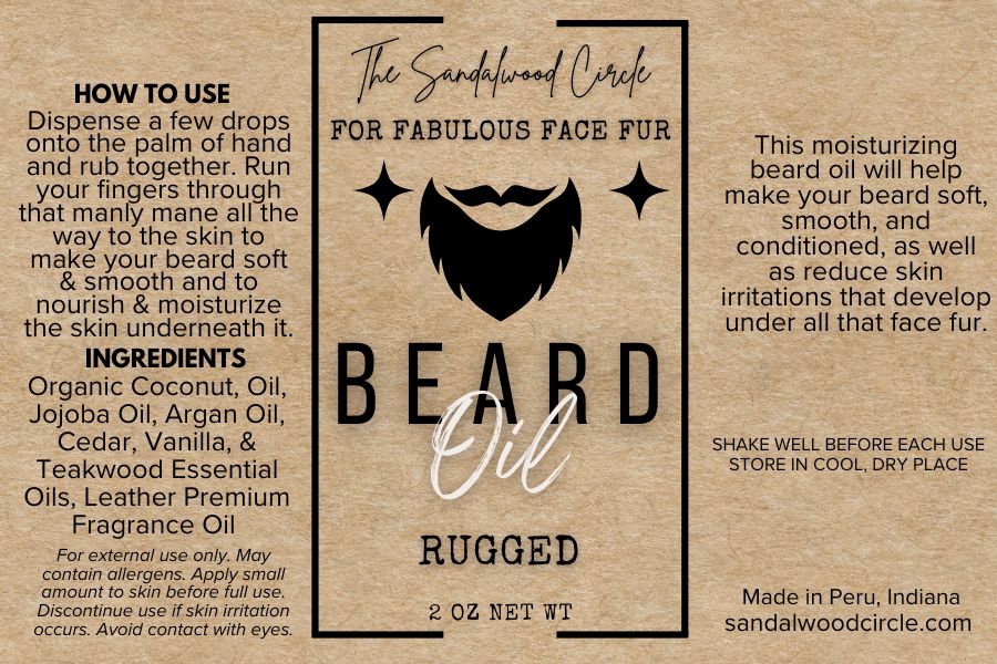 All Natural Beard Oil