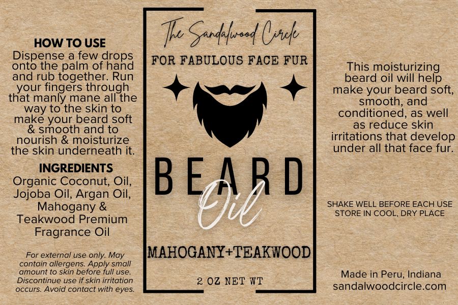 All Natural Beard Oil