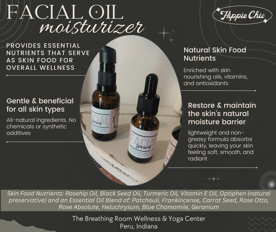 Hippie Chic All Natural Facial Oil Moisturizer