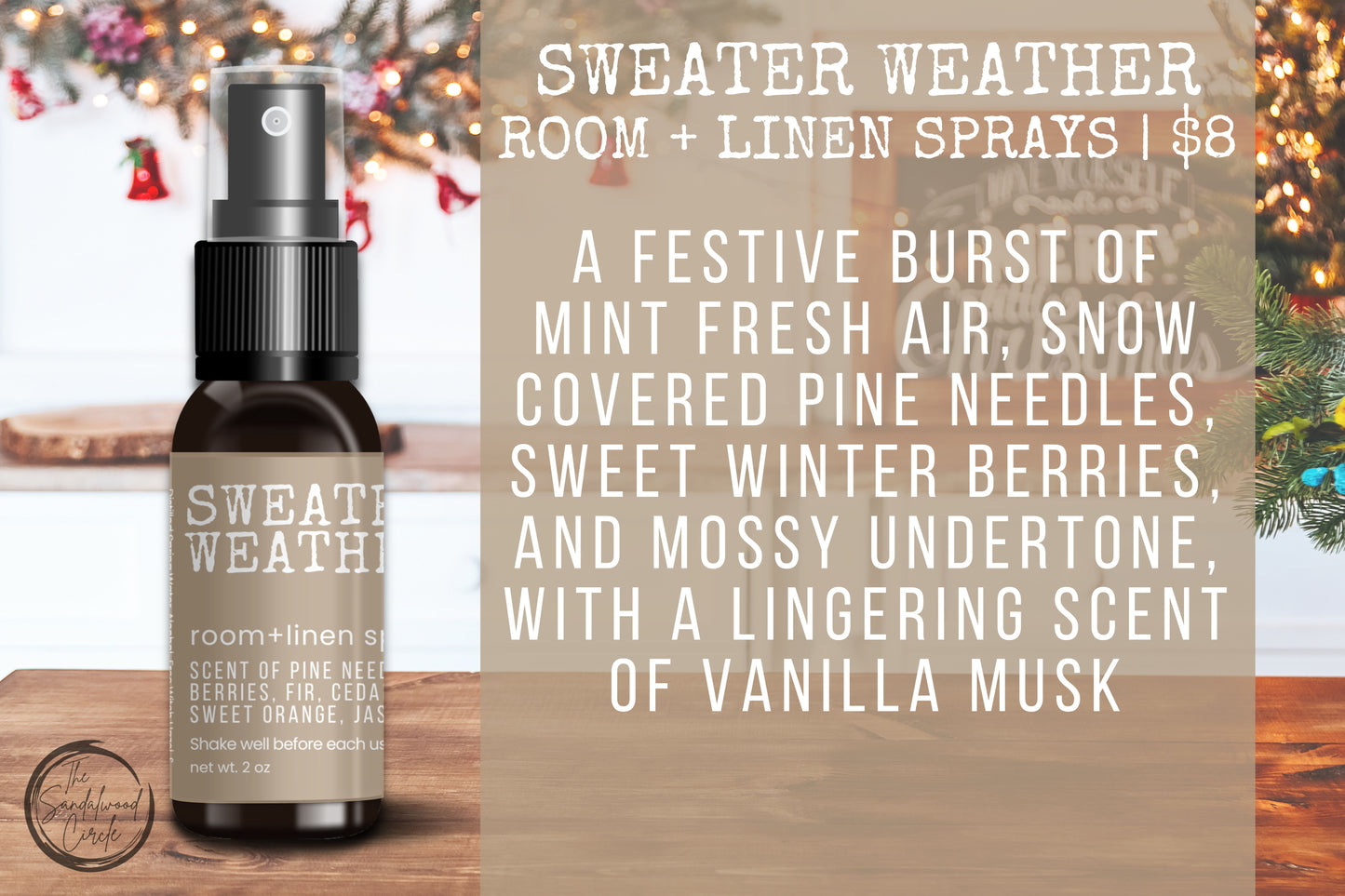 Seasonal Scents - Winter Room+Body Sprays image 2