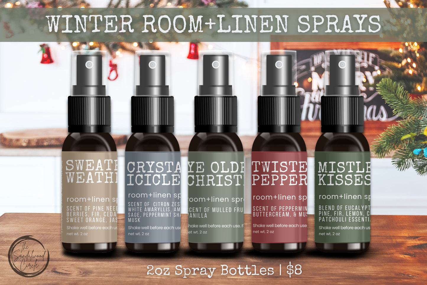 Seasonal Scents - Winter Room+Body Sprays image 0