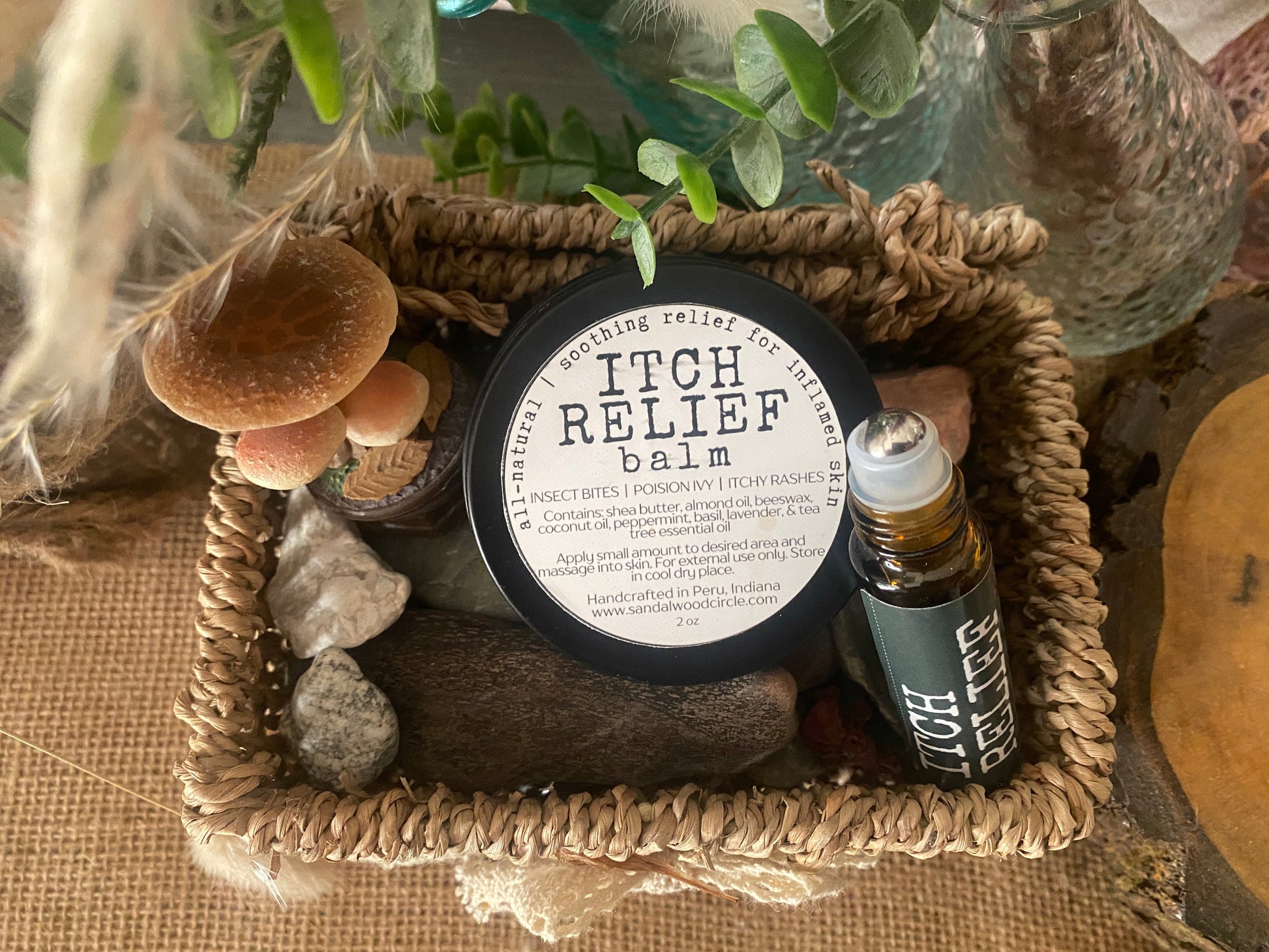 soothing outdoor balm and roller
