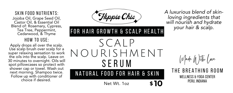Hippie Chic All Natural Scalp Nourishment Serum
