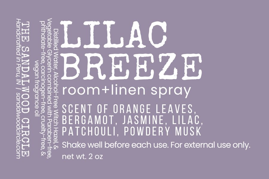 All Natural Room+Linen Spray: Spring & Summer