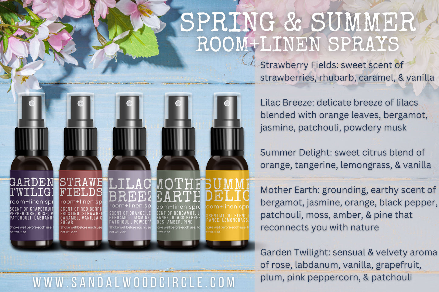 Mother's Day Gift Set: Room Spray, 2oz Healing Balm, & Lip Balm with Keychain Holder