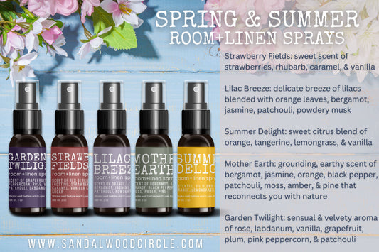 All Natural Room+Linen Spray: Spring & Summer