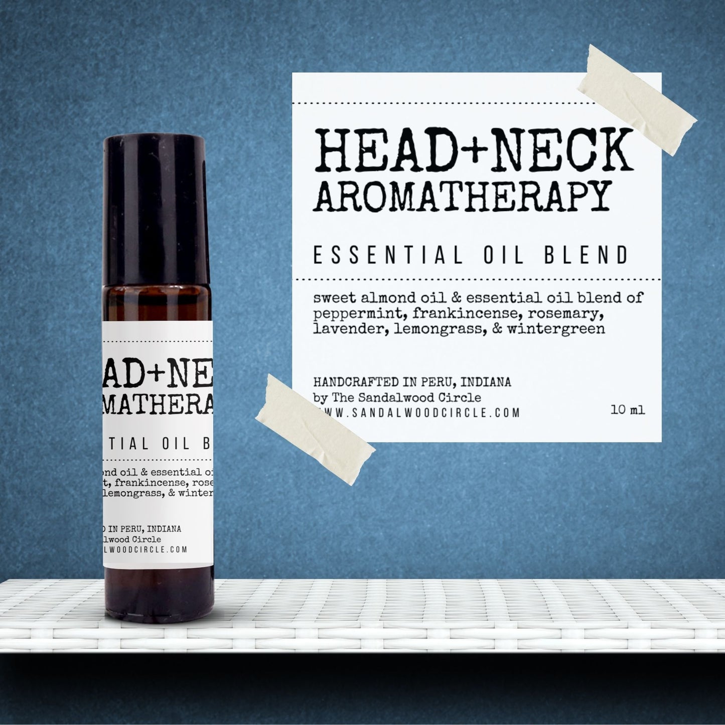 Head & Neck Aromatherapy Essential Oil Blend